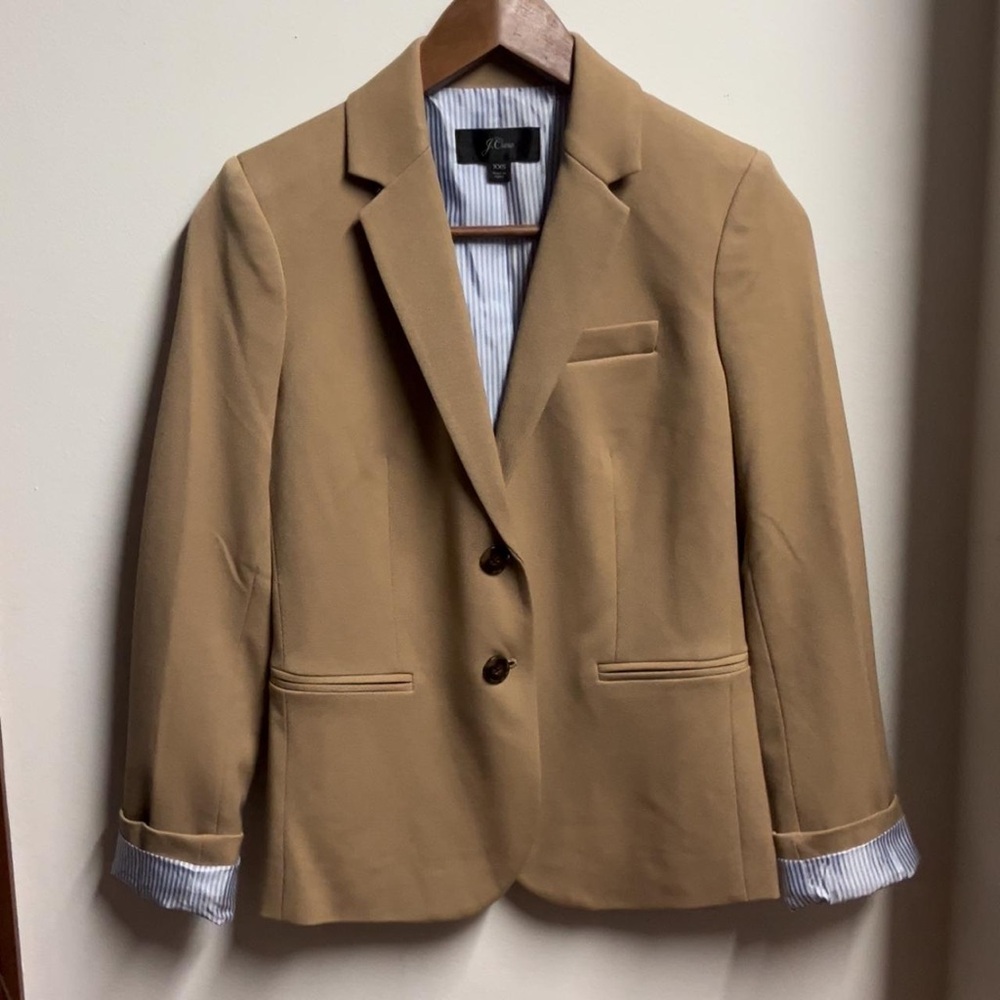 J.Crew Women's Tan and Khaki Jacket